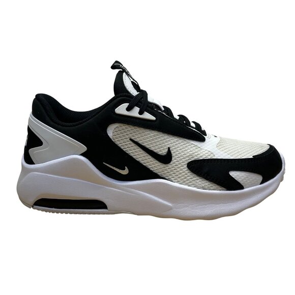 Nike Men’s Black/White Mesh Air Max Bolt Athletic Running Sneakers Size 9 - Picture 1 of 9